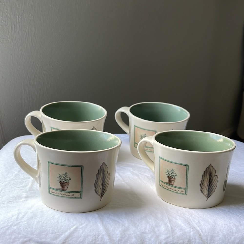 Pfaltzgraff Naturewood Mugs Set of 4